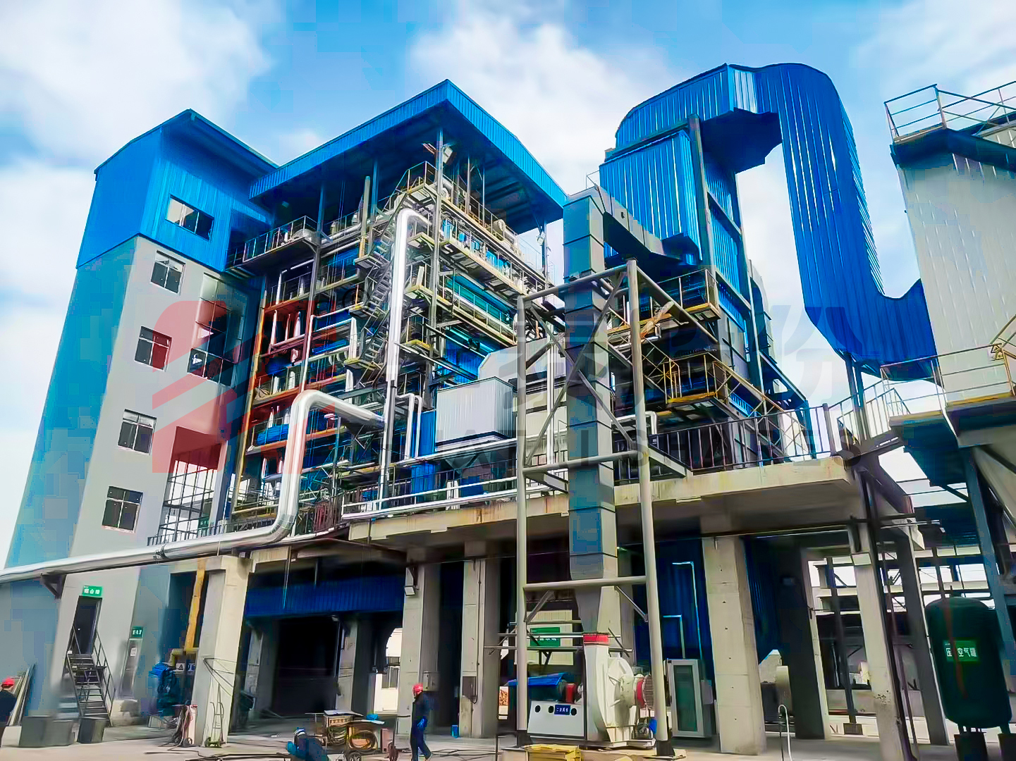 華泰40噸生物質角管鍋爐助力化工行業高效生產