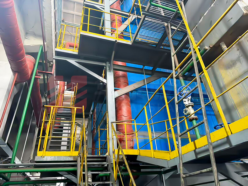 醫(yī)藥行業(yè)20t/h生物質(zhì)角管鍋爐項目